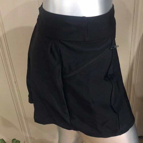 Vetinee Swim Skirt with Zipped Pocket Black Women's Size Medium - Picture 2 of 8